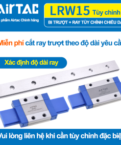 Con trượt vuông mini tiêu chuẩn thân dài LRM15BKLH ( MGN15H  )