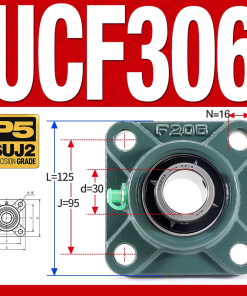 Gối đỡ vòng bi UCF306 (Dày nặng - Đường kính trong 30 mm)