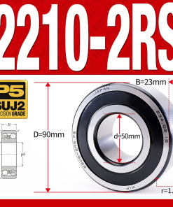 Vòng bi - bạc đạn tự lựa 2210-2RS  (Phớt cao su - 50*90*23 mm)