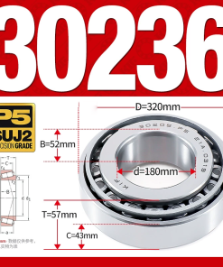 Vòng bi côn 1 dãy bi - bạc đạn bánh xe 30240  (Kích thước -   200*360*64 mm)