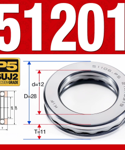 Vòng bi - bạc đạn 51201 (Chặn trục - 12*28*11 mm)