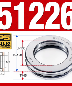 Vòng bi - bạc đạn 51226 (Chặn trục - 130*190*45 mm)