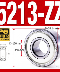 Vòng bi - bạc đạn 5213-ZZ  (Phớt kim loại - 65*120*38.1 mm)