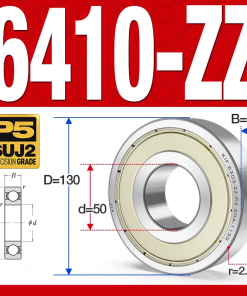 Vòng bi - bạc đạn 6410-ZZ  (Phớt kim loại - 50*130*31 mm)