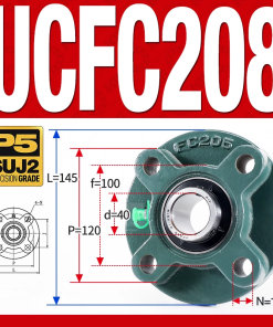 Gối đỡ vòng bi UCFC208 (Tiêu chuẩn - Đường kính trong 40 mm)