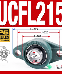 Gối đỡ vòng bi UCFL215 (Tiêu chuẩn - Đường kính trong 75 mm)