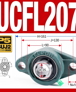 Gối đỡ vòng bi UCFL208 (Tiêu chuẩn - Đường kính trong 40 mm)