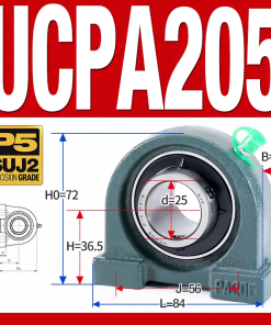 Gối đỡ vòng bi UCPA205 (Tiêu chuẩn - Đường kính trong 25 mm)