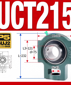 Gối đỡ vòng bi UCT215  (Tiêu chuẩn - Đường kính trong 75 mm)