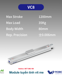 VC8 Module truyền động tuyến tính vít me Dòng VC (Chống xoắn, Tải trọng nặng)