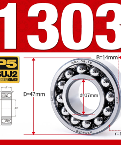 Vòng bi - bạc đạn tự lựa 1311 (Bi cầu - 2 dãy - 55*120*29 mm)