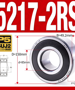 Vòng bi - bạc đạn 5217-2RS  (Phớt cao su - 85*150*49,2 mm)
