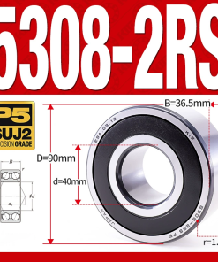 Vòng bi - bạc đạn 5308-2RS  (Phớt cao su - 40*90*36,5 mm)