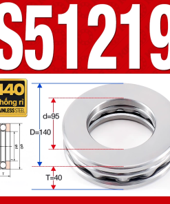 Vòng bi - bạc đạn S51209 (Chặn trục - Inox440C - 45*73*20 mm)