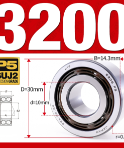 Vòng bi - bạc đạn 3200 (Không phớt -  10*30*14.3 mm)