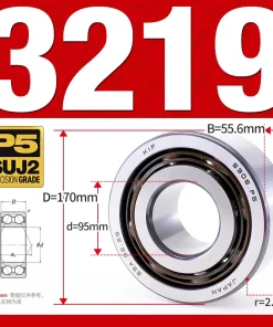 Vòng bi - bạc đạn 3220 (Không phớt - 00*180*60,3 mm)