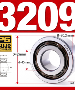 Vòng bi - bạc đạn 3209 (Không phớt -  45*85*30.2 mm)