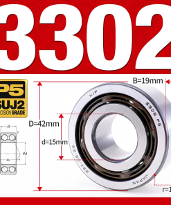 Vòng bi - bạc đạn 3302 (Không phớt - 15*42*19 mm)