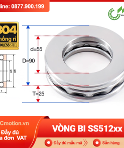 Vòng bi - bạc đạn Inox SS512xx