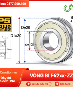 Vòng bi F62xx mặt bích