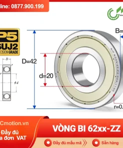 Vòng bi 62xx-ZZ