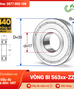 Vòng bi S63xx inox
