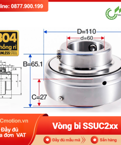 Vòng bi gối Inox 304 SSUC2xx