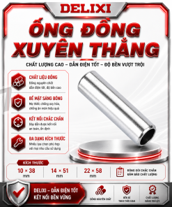Ống đồng xuyên thẳng 10×38, 14×51, 22×58