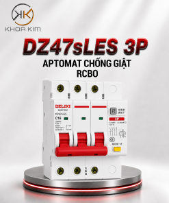 DZ47sLES 3P Aptomat Chống Giật (RCBO)