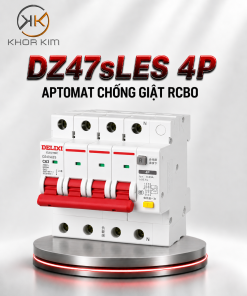 DZ47sLES 4P Aptomat Chống Giật (RCBO)