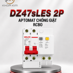 DZ47sLES 2P Aptomat Chống Giật (RCBO)