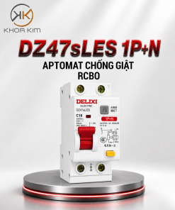 DZ47sLES 1P+N Aptomat Chống Giật (RCBO)