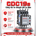 CDC19s Công tắc tơ chuyển đổi tụ điện