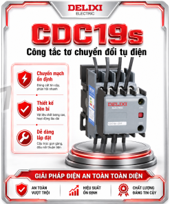 CDC19s Công tắc tơ chuyển đổi tụ điện