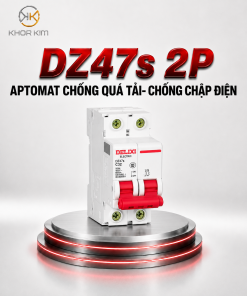 DZ47s 2P Aptomat Tép (MCB) Chống Quá Tải – Chống Chập Điện Delixi