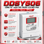 DDSY606 công tơ điện trả trước LCD một pha