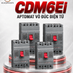 CDM6Ei Aptomat Vỏ Đúc Điện Tử Delixi Chính Hãng