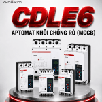 CDLE6 aptomat khối chống rò (MCCB)