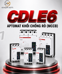 CDLE6 aptomat khối chống rò (MCCB)